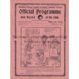 TOTTENHAM - OLDHAM 1928 Tottenham home programme v Oldham, 28/1/1928, Cup , ex bound volume. Good