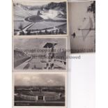 1936 OLYMPICS BERLIN Four black & white postcards: official Olympics issue Reichssportfeld, Berlin