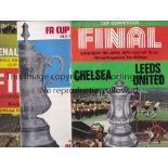 FA CUP FINALS Run of FA Cup Final programmes , 1970-79 inclusive, includes 1970 Replay at Old