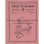 TOTTENHAM - PRESTON 1930 Tottenham home programme v Preston, 22/3/1930, slight tears to edge and