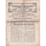 AMATEUR CUP 1922- FULHAM Four page Fulham programme dated 11/3/1922, Amateur Cup Semi-Final,