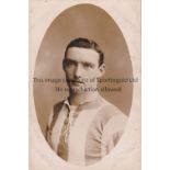 JAMES CAMPBELL / SHEFFIELD WEDNESDAY Sepia portrait postcard circa 1911 issued by Furniss of