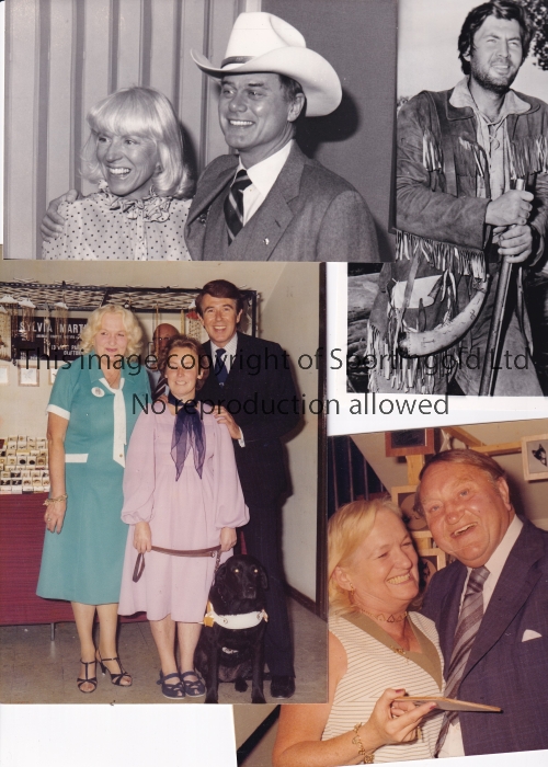 TV / SHOWBIZ PHOTOGRAPHS Over 100 press and publicity photographs from 1930's to 1980's including