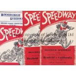 SPEEDWAY Twenty five Speedway programmes almost all from the early to mid 1950's at Birmingham (