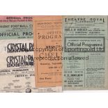 CHELSEA AWAYS 1944/45 Six Chelsea away programmes from the 1944/45 season v Aldershot ,