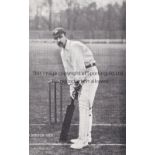 DAVID DENTON / YORKSHIRE CCC A black & white postcard of Denton in batting pose. Generally good