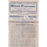 SOUTH CUP FINAL 46 Official Chelsea Programme for Third Division South Cup Final, 4/5/46,