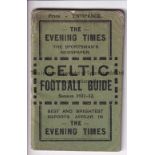 CELTIC 1931-32 Celtic Football Guide handbook, 1931-32, 48 pages , editorial, statistics, results,