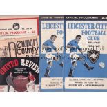 LEAGUE CUP 60-61 Seven League Cup programmes, 60-61 season, first season of the Football League Cup,