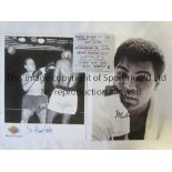 MUHAMMAD ALI V HENRY COOPER 1966 Ticket for the fight at Arsenal FC on 21/5/1966, slightly creased