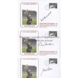 MANCHESTER UTD 1967 Six signed commemorative covers, showing the 1967 First Division Champions,