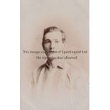 ROBERT McSKIMMING / SHEFFIELD WEDNESDAY Sepia portrait postcard, circa 1909 issued by Furniss of