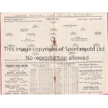 ARSENAL V MIDDLESBROUGH 1935 Programme for the League match at Arsenal 19/4/1935, slightly stained