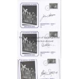 MANCHESTER UTC 1968 Four signed commemorative covers, showing the 1968 European Cup Final v Benfica,