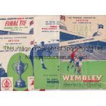 AMATEUR CUP 1949-1960 Twelve Amateur Cup Final programmes for games at Wembley , 1949-60 ,