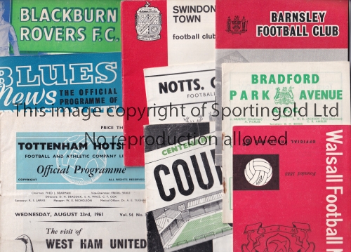 1960'S FOOTBALL PROGRAMMES Approximately 350 x 60s programmes representing many home English