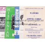 POLISH FRIENDLIES Eleven programmes for friendlies between British teams and Polish teams,