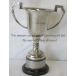 SPURS - TROPHY Trophy presented to full back David Sunshine for Tottenham winning the 1960-61