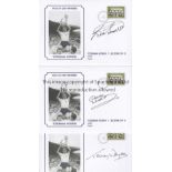 TOTTENHAM 1961 Seven signed commemorative covers, showing the 1961 FA Cup Final v Leicester,