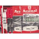 ARSENAL Collection of 18 Arsenal home friendlies plus a Tony Adams Testimonial ticket v Celtic 13/