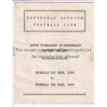 TOTTENHAM Small booklet "History of the Tottenham Football Charity Cup", Eight page booklet