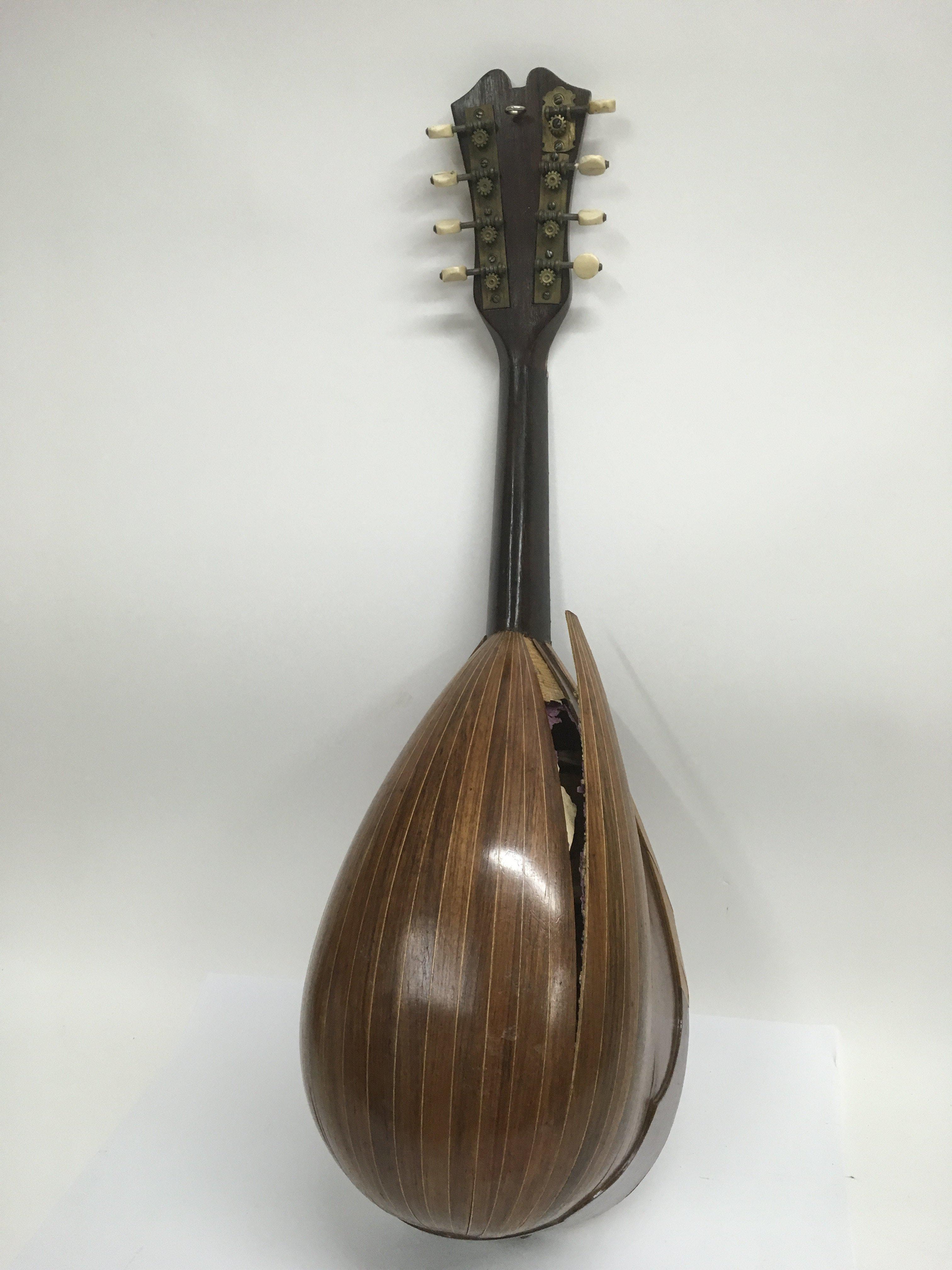 A mandolin by Guiseppe Casini of Napoli, in need of some retoration. - Image 2 of 3