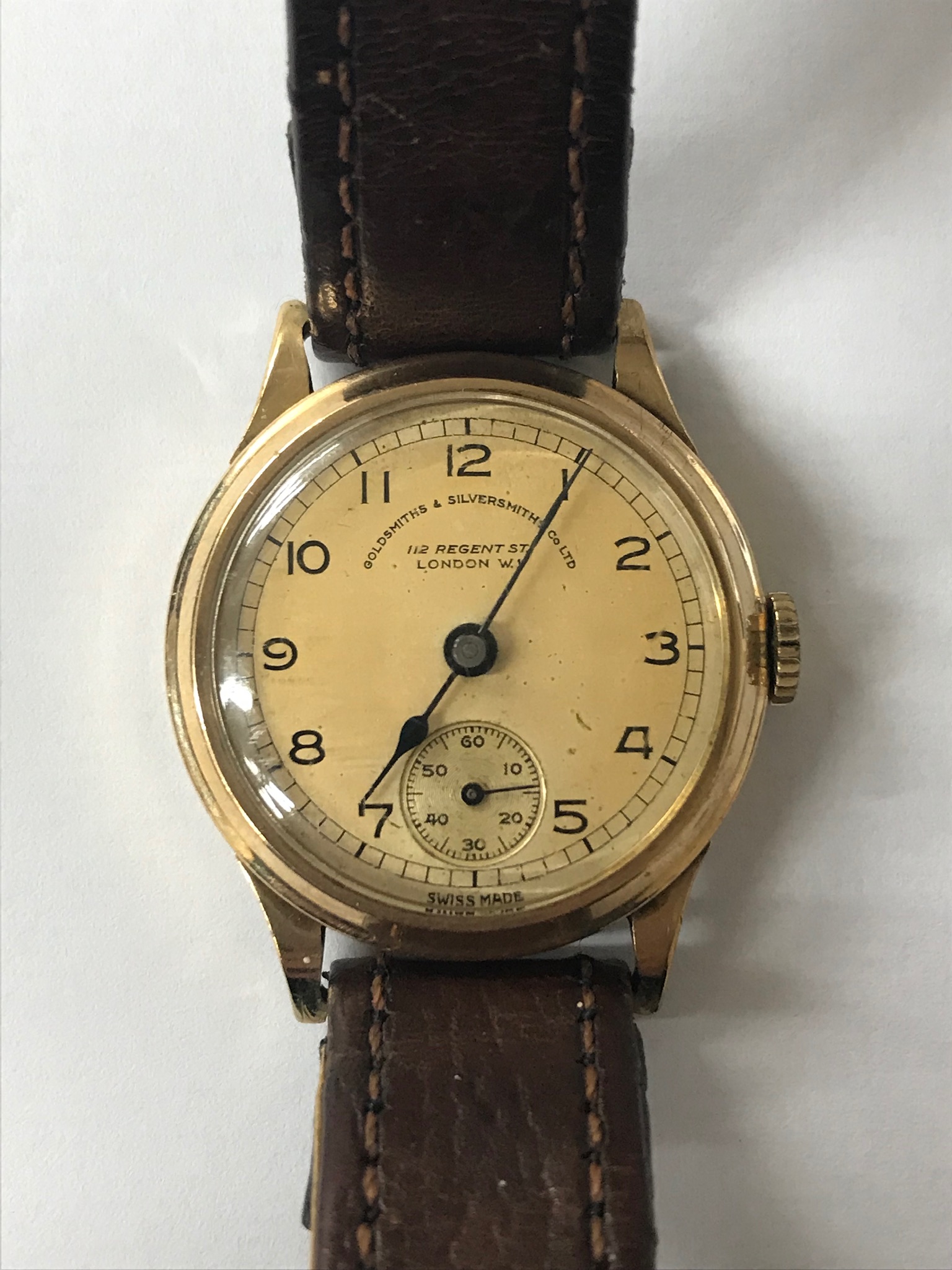 A Goldsmiths & Silversmiths Co Ltd wristwatch