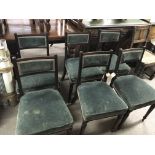 A set of six George IV Mahogany dining chairs with