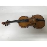 A very fine English violin by Harry Clare, whitele
