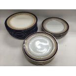 A set of Royal Worcester plates, approx sizes 26.5