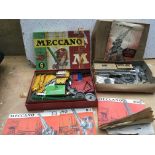 Meccano taped box , set 6, with manuals and a Trix