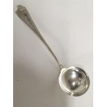 A Sheffield silver ladle, marks for James Dixon an