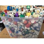 A large box of McDonalds, 101 Dalmatians toys , ma