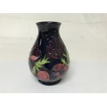 A moorcroft aremone vase 34 /94 14 cm