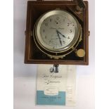 A cased Thomas Mercer ship's chronometer 26394 wit