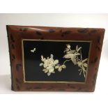 A Victorian Japanese style photo album, the cover