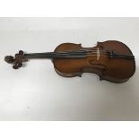 A good circa 1900 French 3/4 size violin of the J.