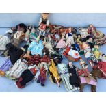 A box of dolls from around the world