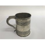 A Georgian silver mug London 1790, 180 grams