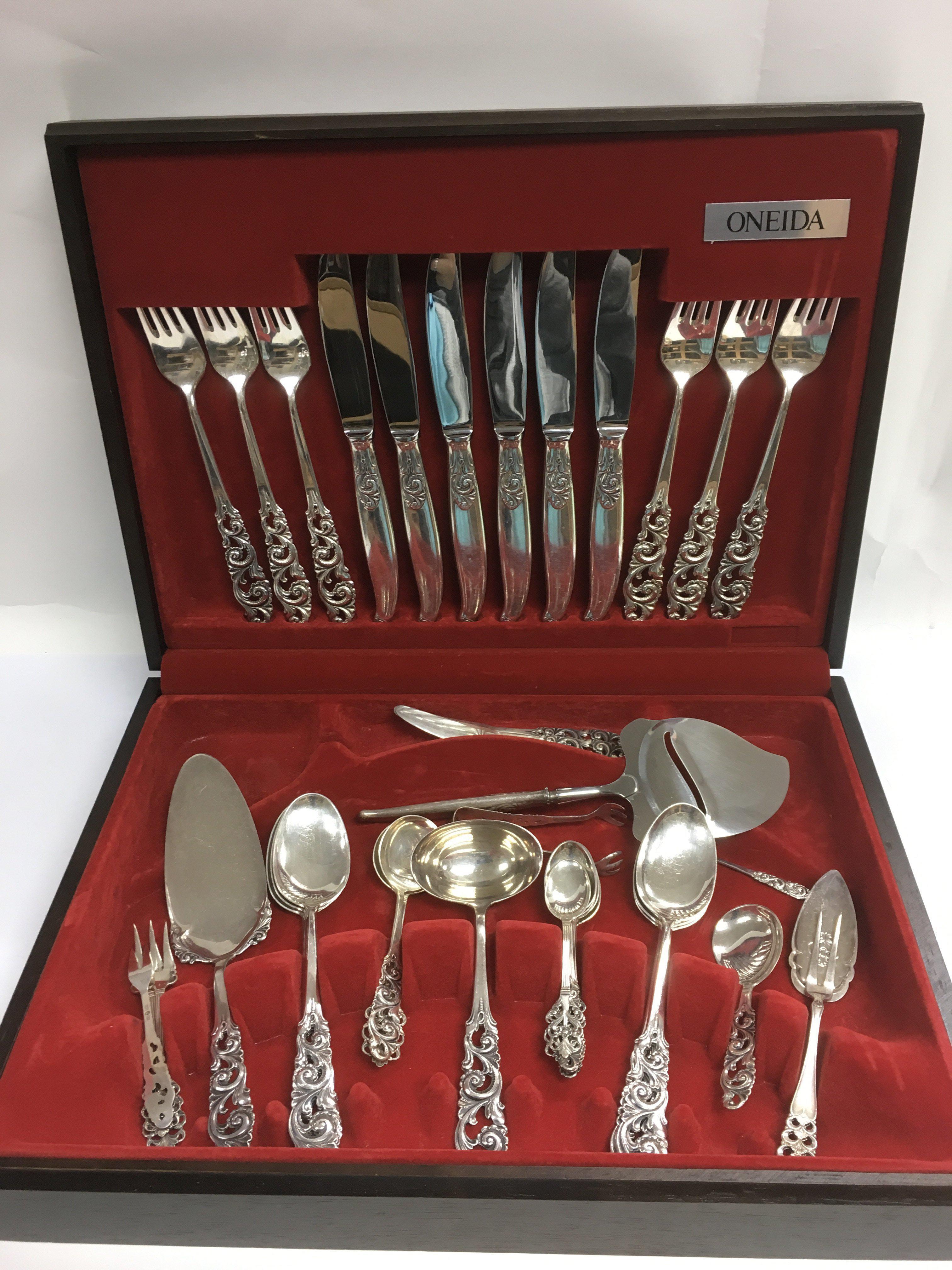 A cased set of Norwegian silver cutlery marked NM.