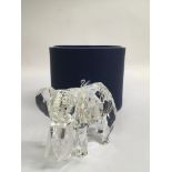 A Swarovski crystal 'Inspiration Africa' elephant,