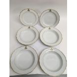 A 19th century part Meissen porcelain dinner servi