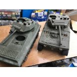 Cherilea Toy tank and an Alvis Toy tank, Action ma