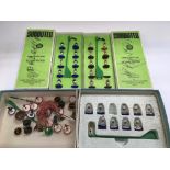 Two boxed Subbuteo teams plus other loose figures.