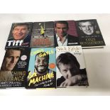 A group of seven autographed autobiographies by va