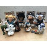 A collection of boxed Wombles and character bubble