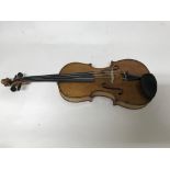 A well made circa 1900 German violin of the Dresde