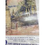 Two orgional vintage Post Office Savings posters. (2)