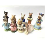 Nine Royal Doulton animal figures to include Beatr
