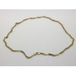 A 9ct gold chain, approx 6.3g.